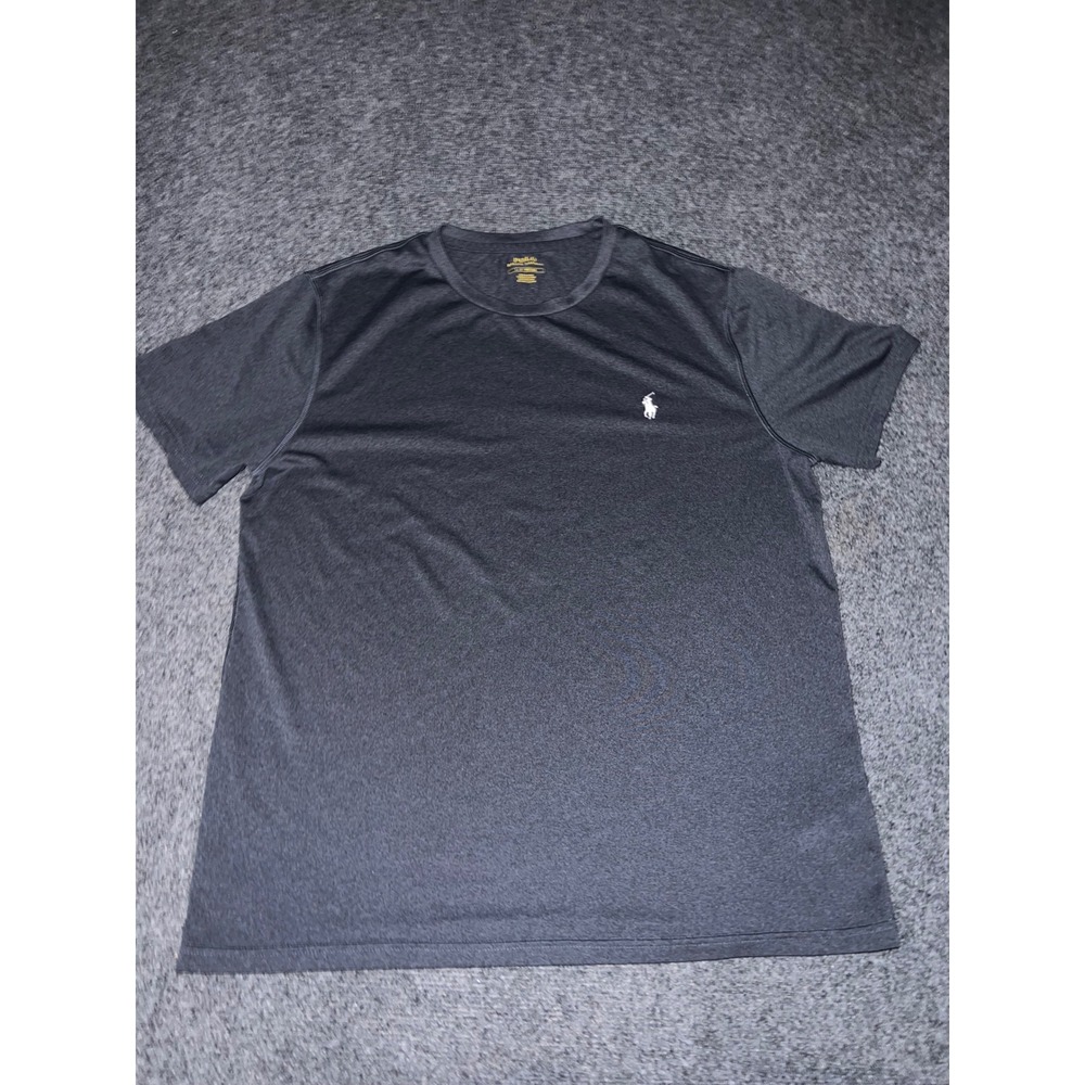 Polo Ralph Lauren Kids Gray Performance Short Sleeve T-Shirt Size Large L